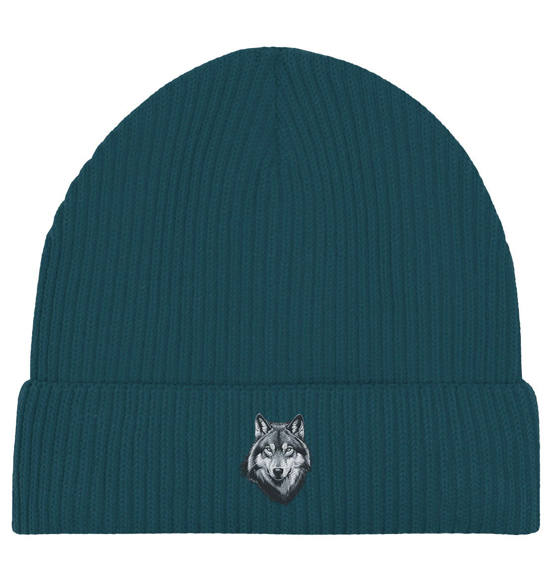 Majestic Wolf - Organic Fisherman Beanie