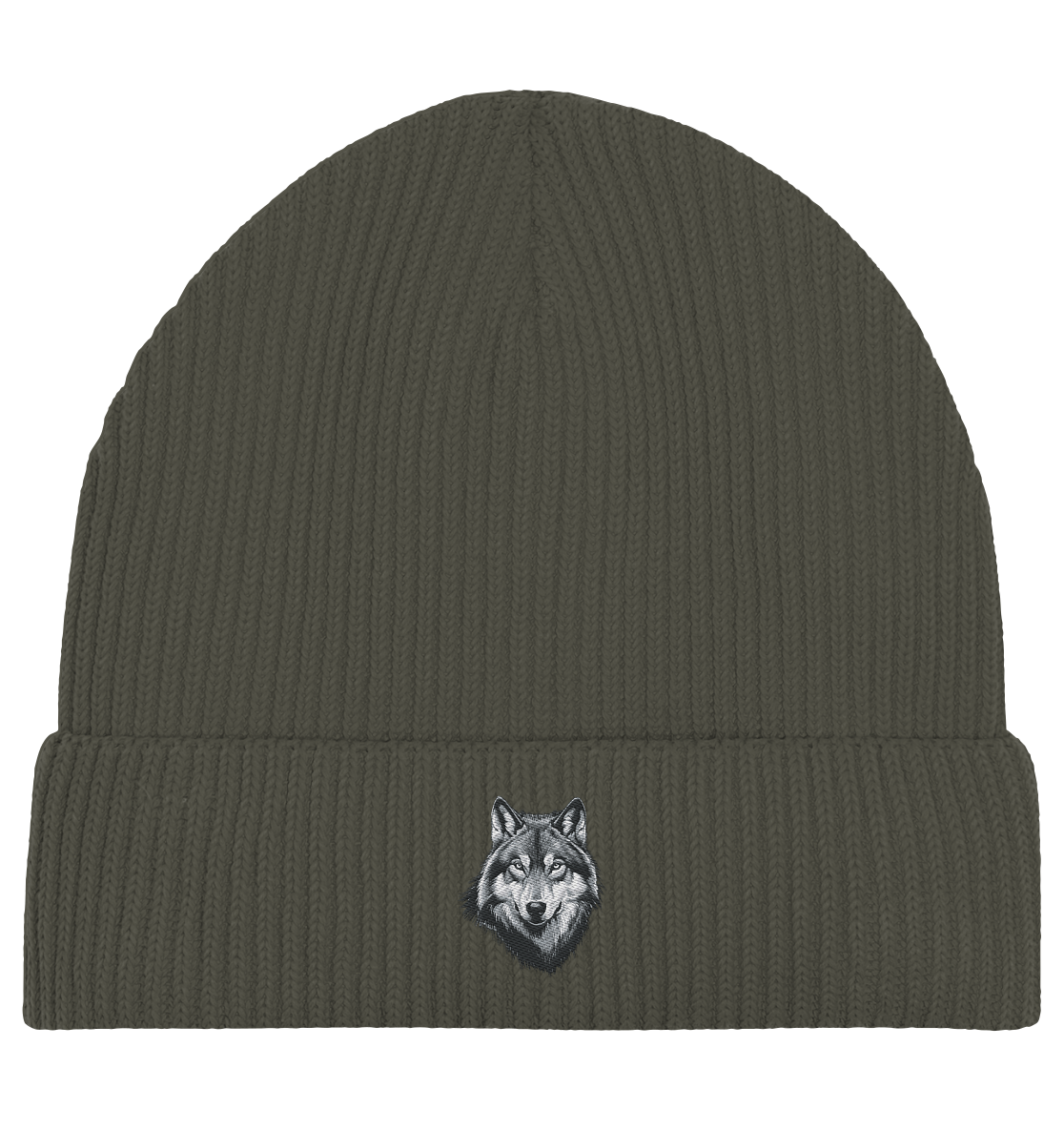 Majestic Wolf - Organic Fisherman Beanie
