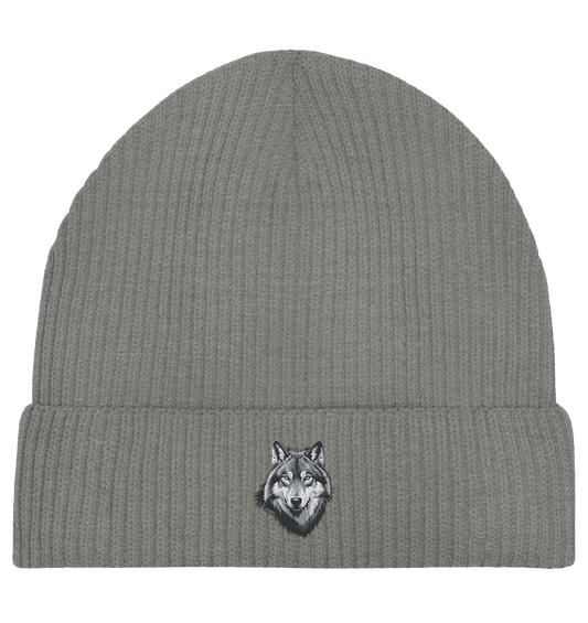 Majestic Wolf - Organic Fisherman Beanie