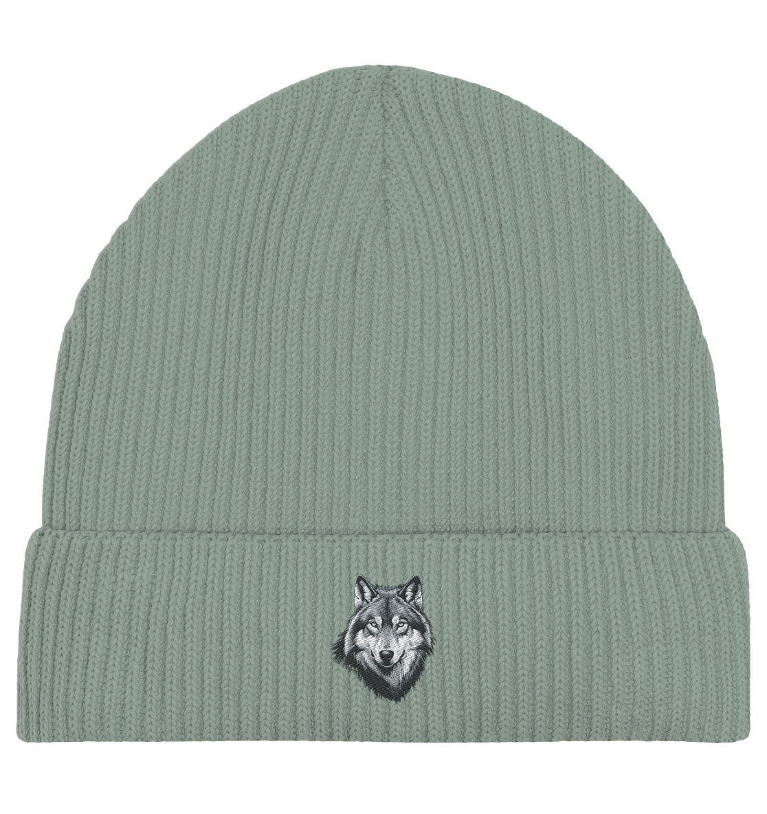 Majestic Wolf - Organic Fisherman Beanie