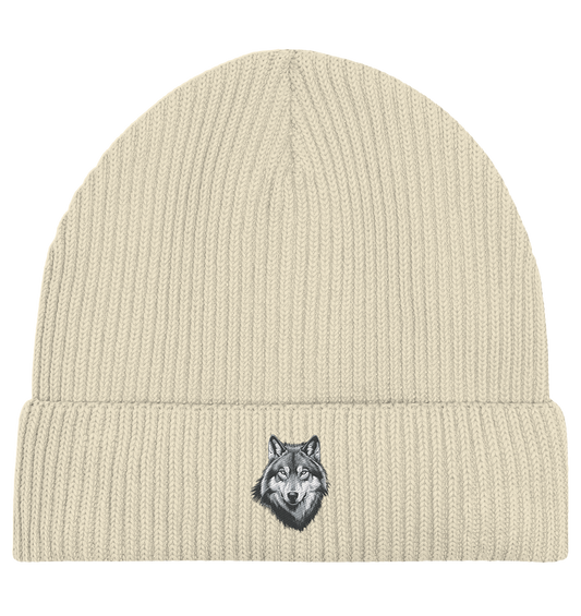 Majestic Wolf - Organic Fisherman Beanie