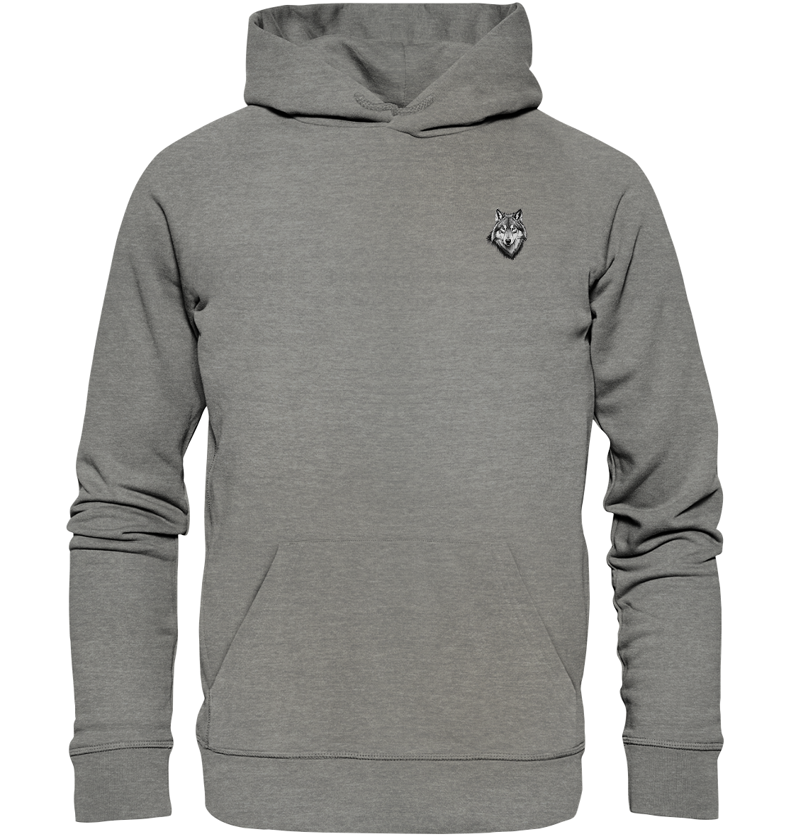Majestic Wolf - Organic Hoodie