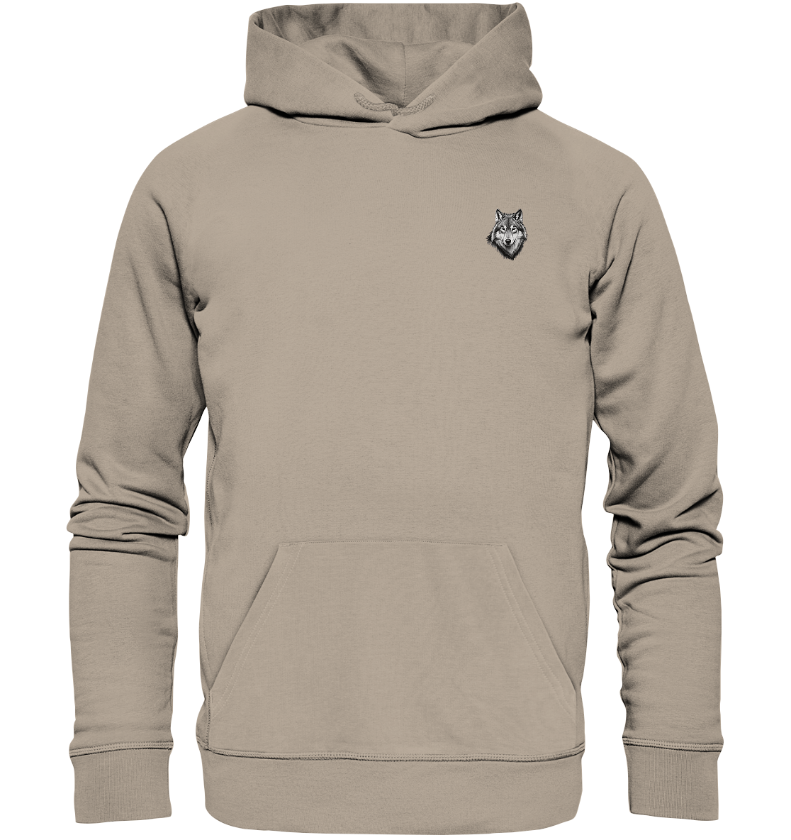 Majestic Wolf - Organic Hoodie