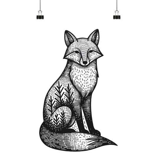 Nature's Fox - Poster Din A2 (high)